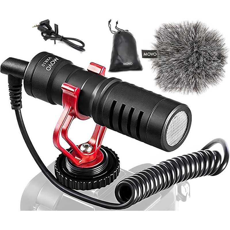 Movo VXR10 Universal Shotgun Microphone for Camera