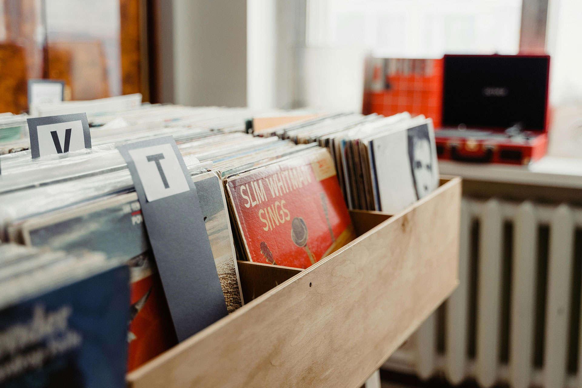 Vinyl Record Storage Furniture