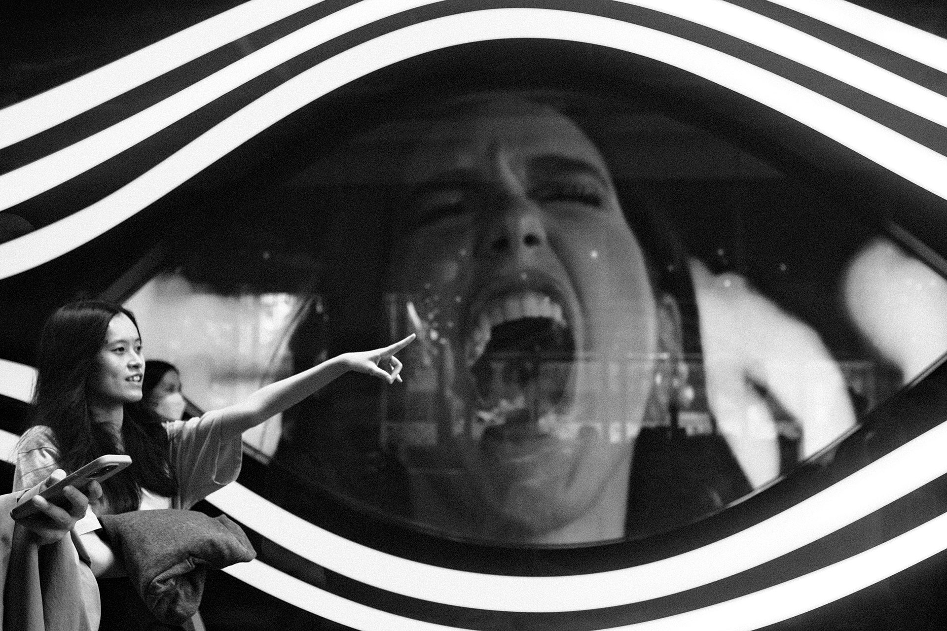 Dattebayo Fuji X-E5 Recipe - A woman holding transparent umbrella in KL