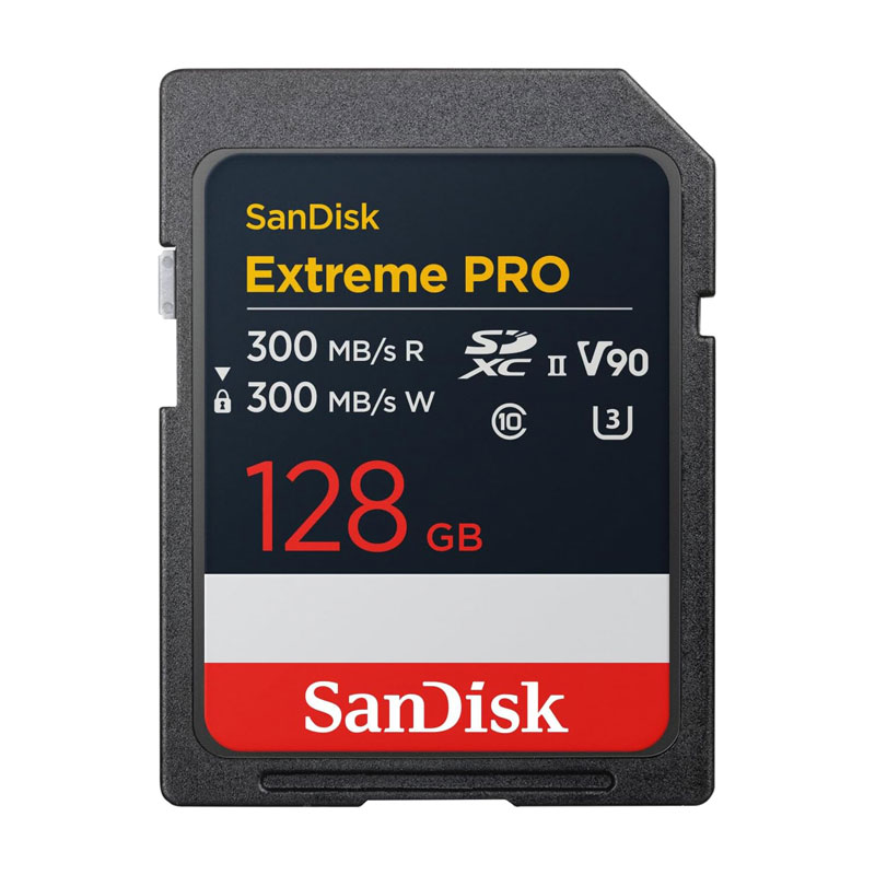 sandisk 128gb extreme pro sd memory card