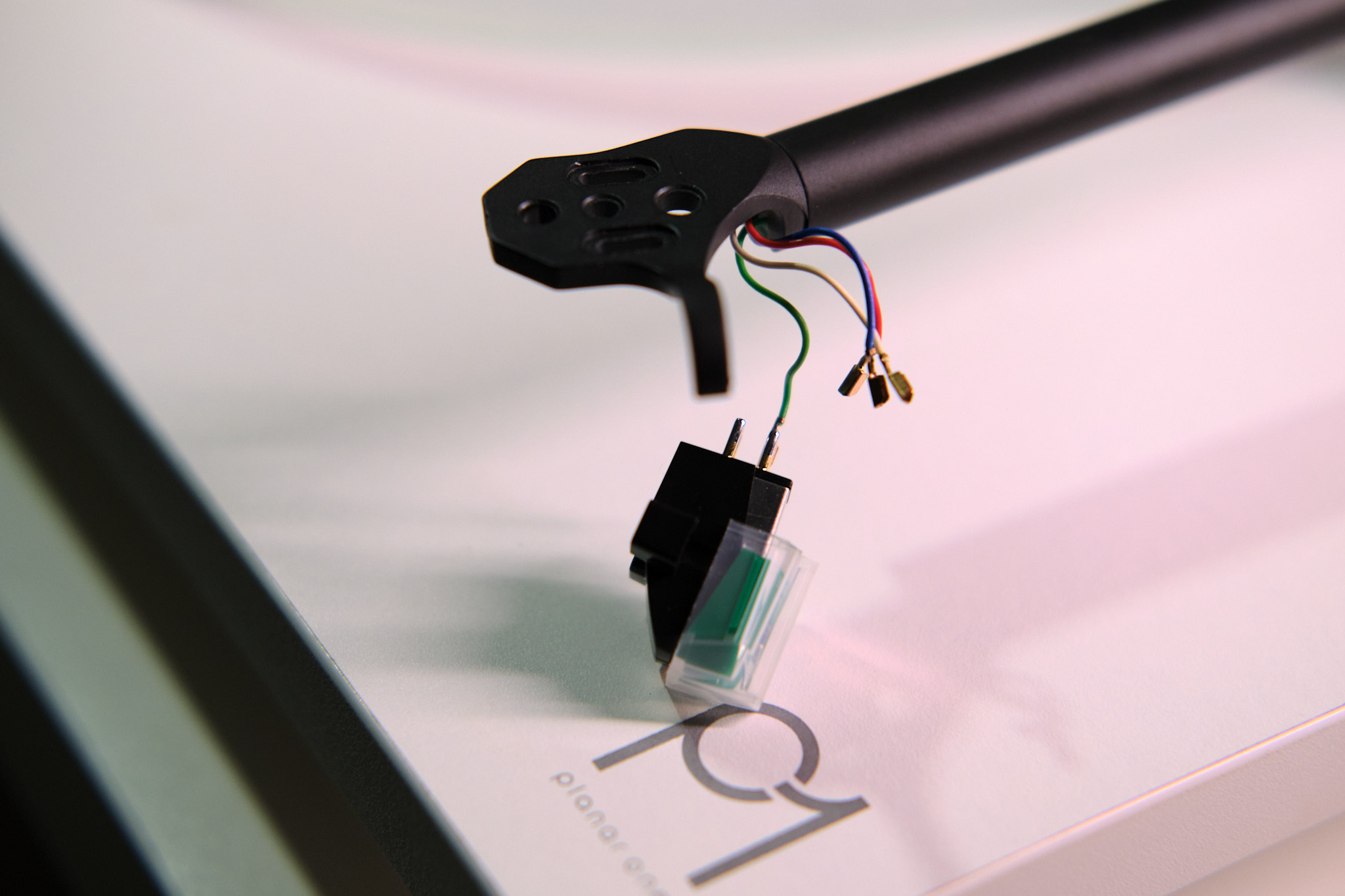 Connecting tonearm wires to the AT-VM95E cartridge pins