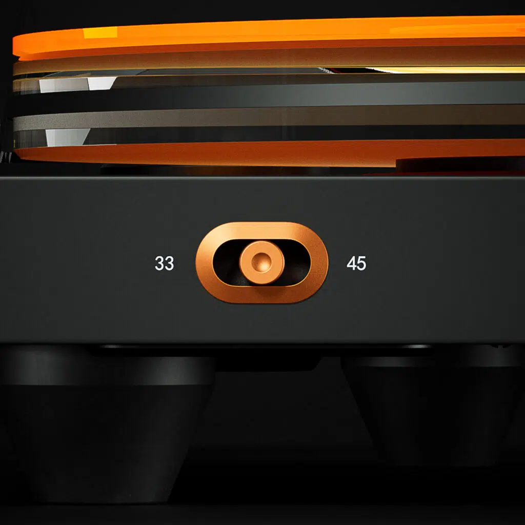 Fosi Audio Luna3 turntable speed selection