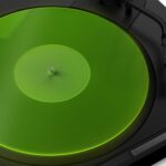 green acrylic turntable slipmat